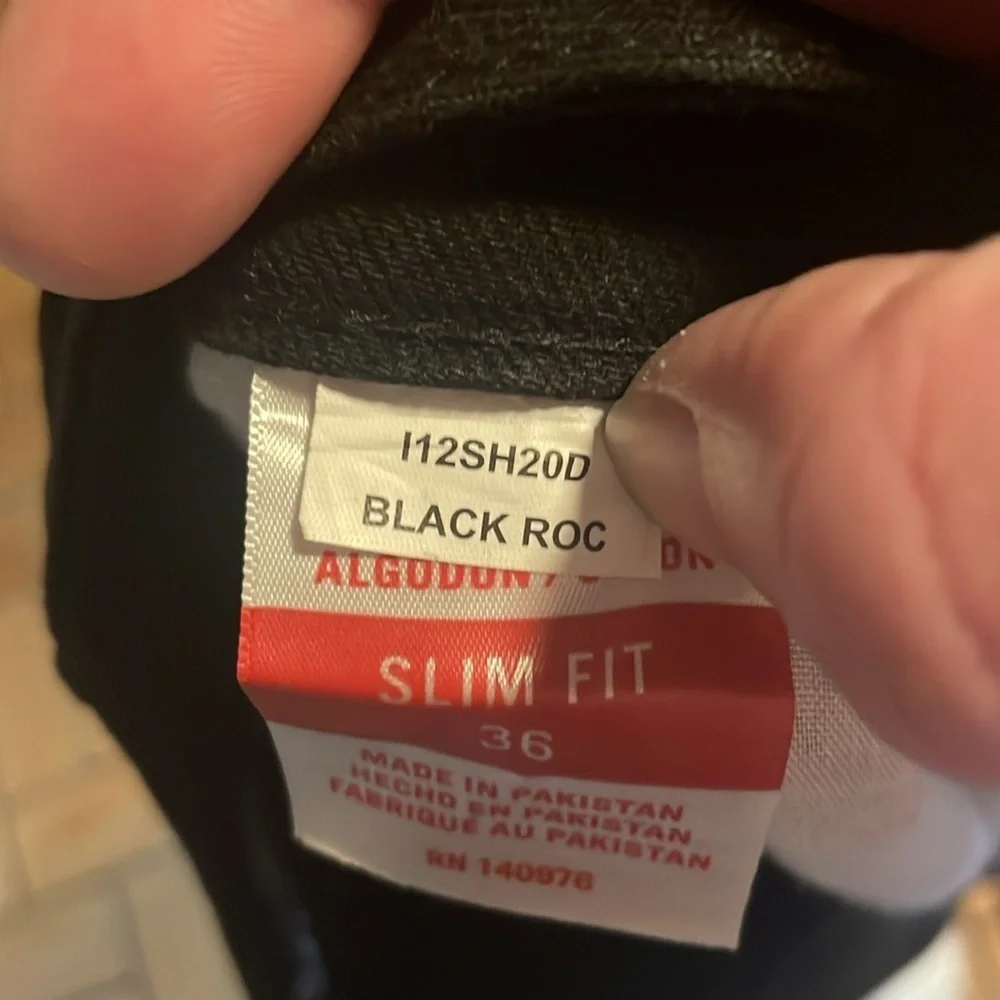 Izod black denim